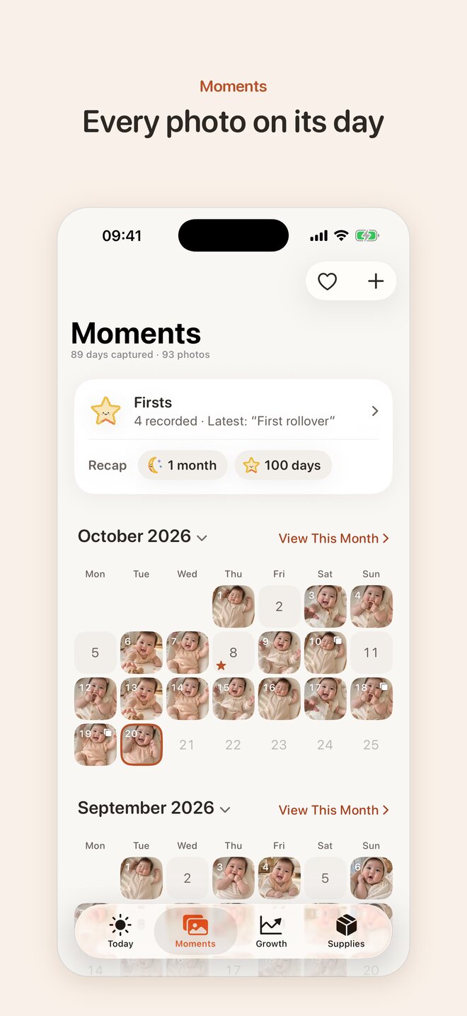 Moments: every photo on its day
