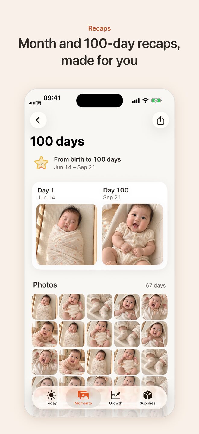 Recaps: month and 100-day recaps, made for you